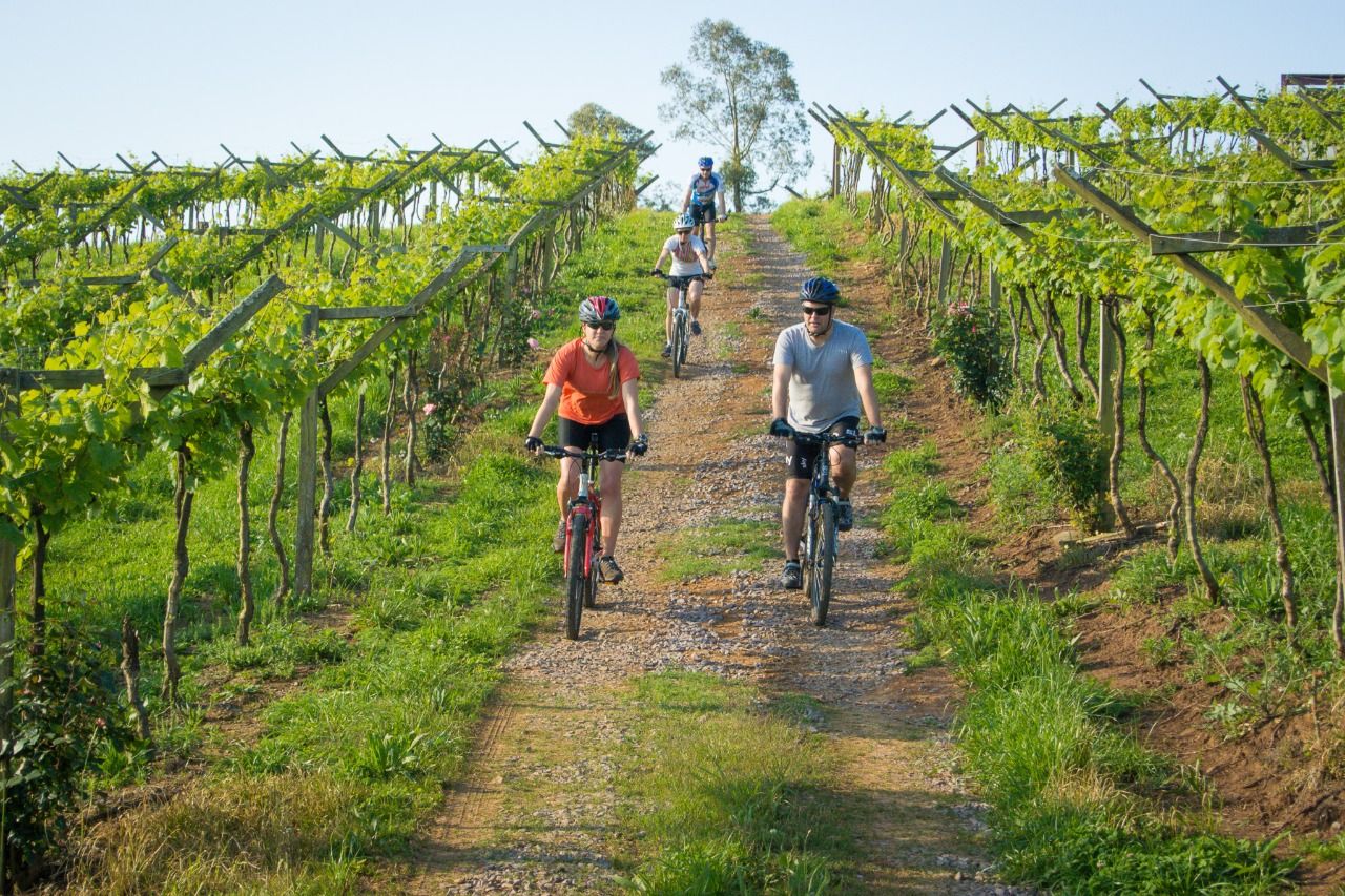Passeio de bike como dinâmica corporativa